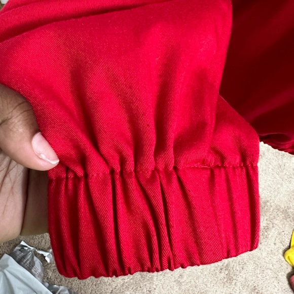 Vintage Red Zip Up Jacket - Picture 6 of 6